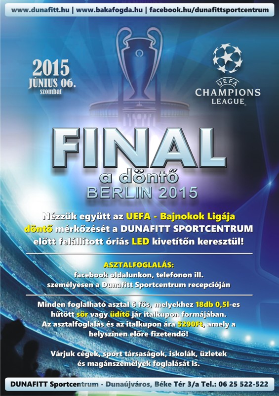 BL döntő 2015 Juventus - Barcelona